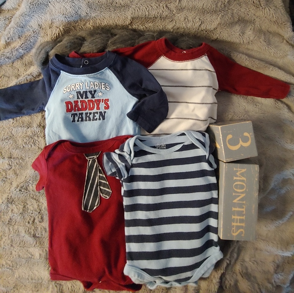 4 Coordinating Onesies